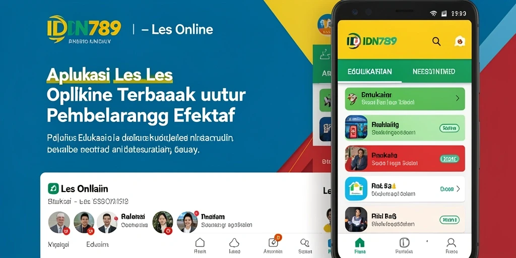 Tampilan antarmuka IDN789 yang sederhana dan menarik untuk belajar.