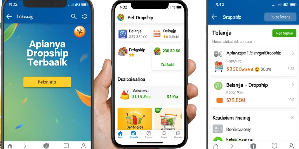 Antarmuka N32 yang intuitif mempermudah proses dropship.