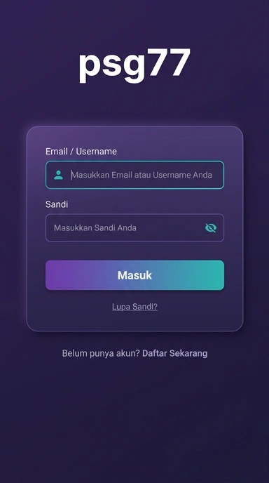 Masuk Akun psg77 untuk Pengguna Android