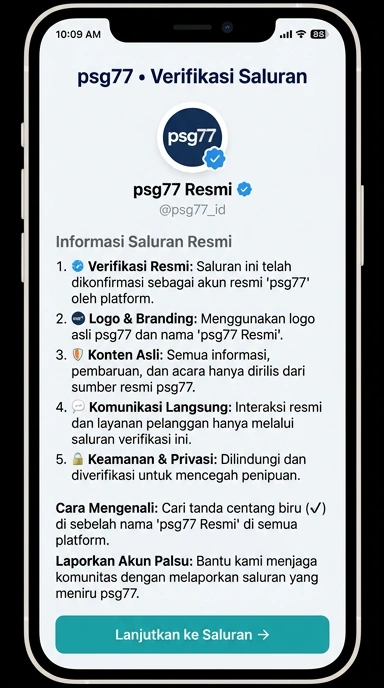 Kanal Resmi PSG77 untuk Pengguna Android Indonesia
